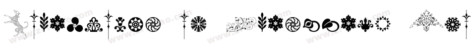 Cornucopia of Ornaments Two字体转换